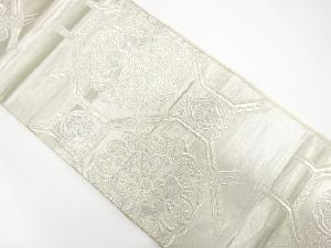 アンティーク　花蜀江紋織り出し袋帯（材料）